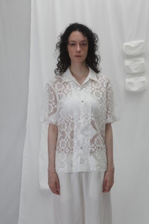 quinoa woven shirts - diamond