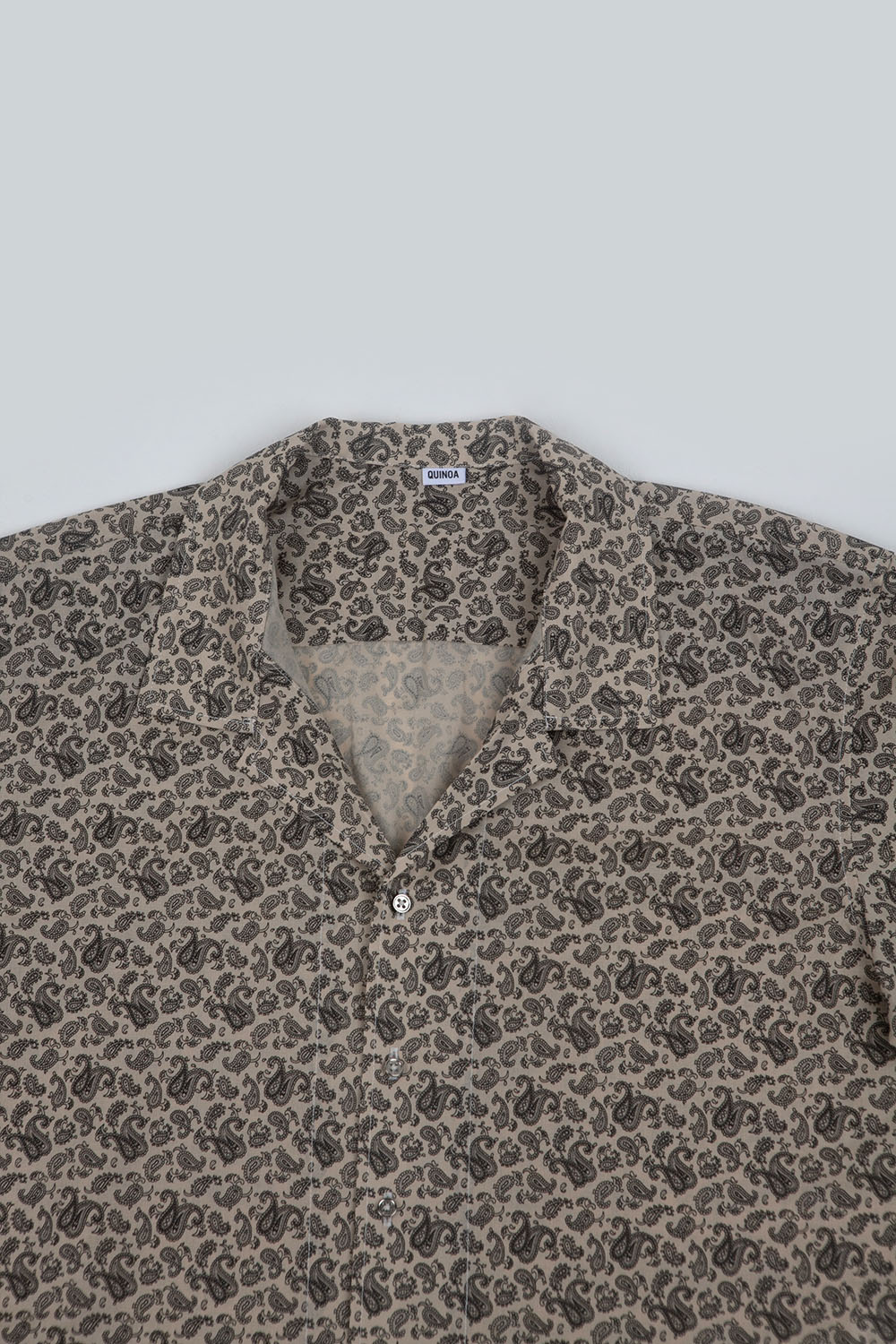 quinoa pattern shirts - beige
