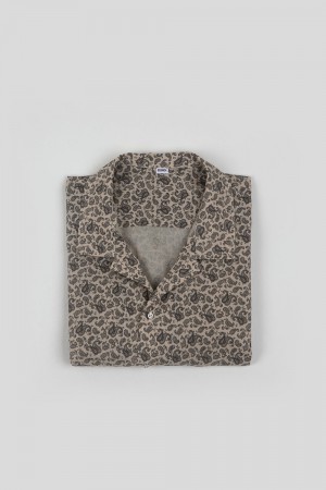 quinoa pattern shirts - beige