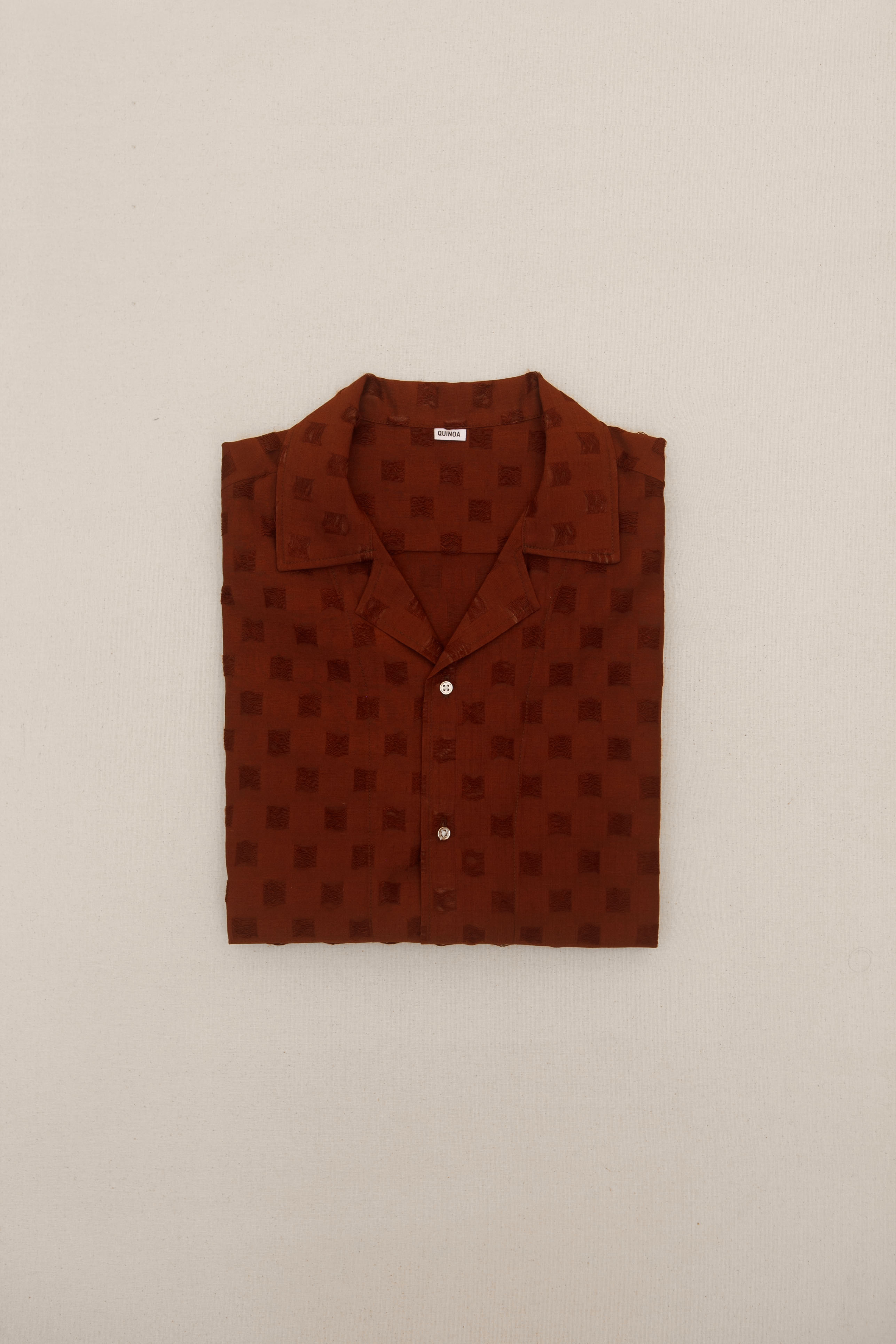 quinoa weaving shirts - brown