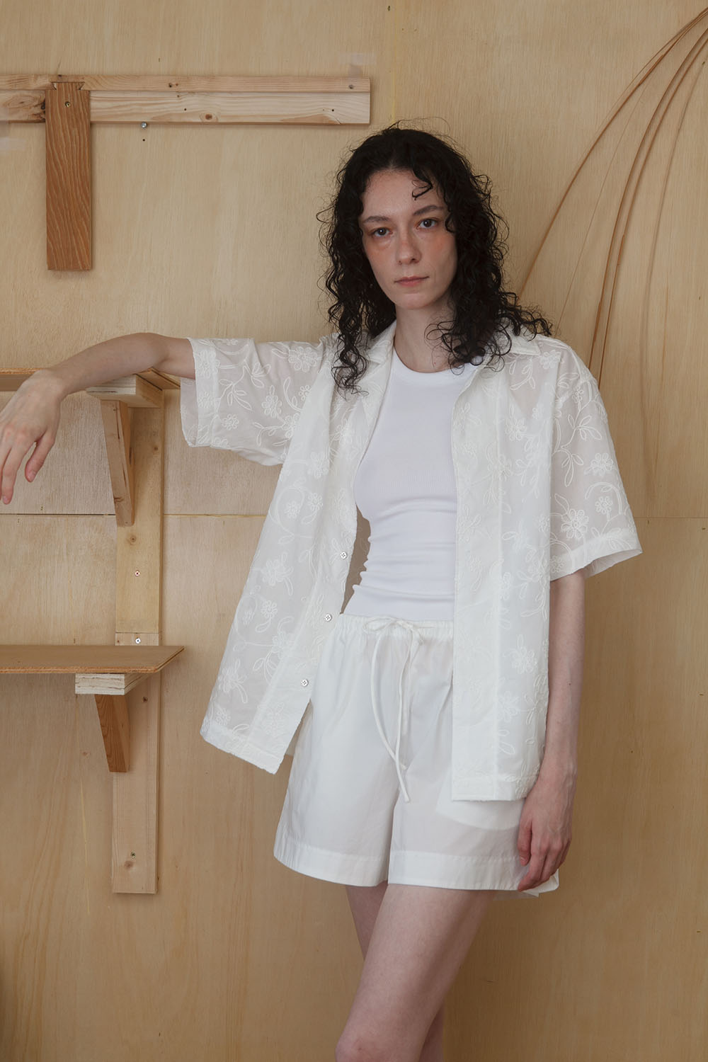 quinoa woven shirts - ivy
