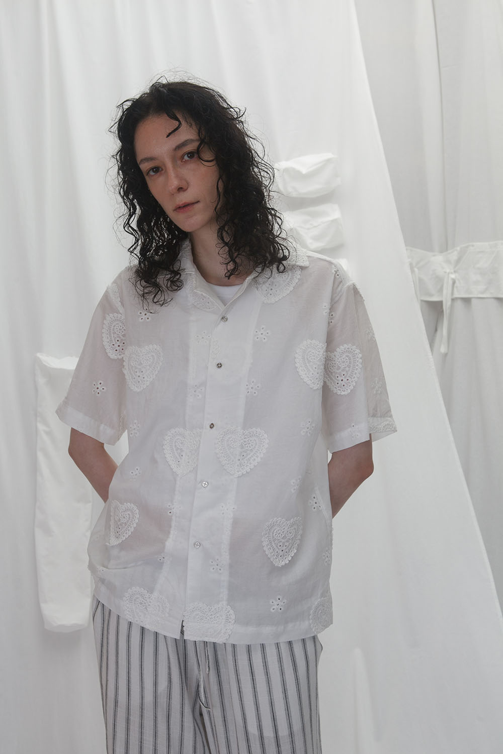 quinoa woven shirts - heart