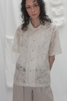 quinoa woven shirts - pixel flower