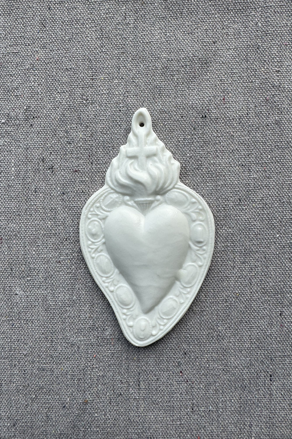 ceramic wall ornament - hearts 2