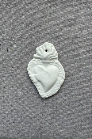 ceramic wall ornament - hearts s