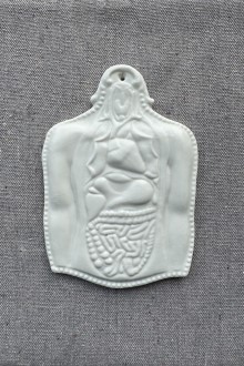 ceramic wall ornament - intestine