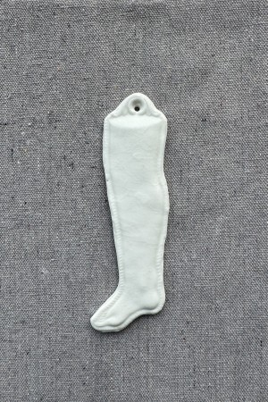 ceramic wall ornament - foot