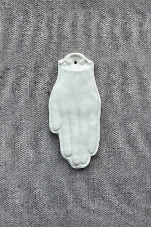 ceramic wall ornament - hand