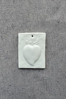 ceramic wall ornament - sq fruit