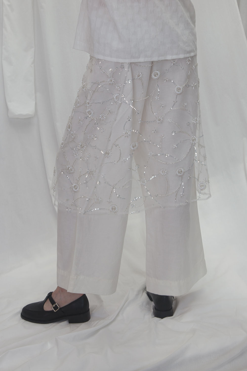 beads apron skirt - flower